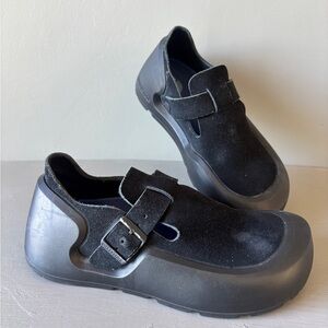 Birkenstock Reykjavik Nubuck Leather Shoes 39N Black